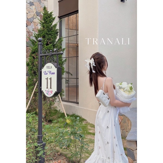 Đầm maxi thô quây