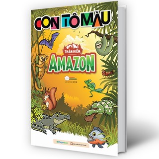 Sách Con tô màu: Thám hiểm Amazon - MGB