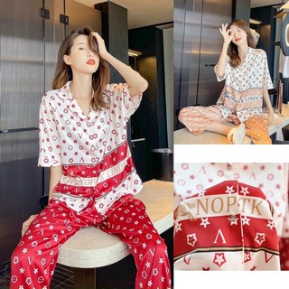 BỘ PYJAMA CỘC DÀI 030 L.V XINH