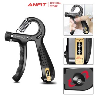 Kìm Bóp Tay Có Đếm Số ANFIT Điều Chỉnh Lực 5 - 60kg Bằng Kim Loại Tập Cơ Tay Tại Nhà