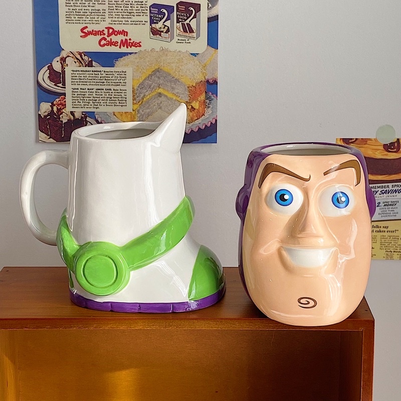 (Tự chụp/Có sẵn) Ly sứ hình giày Buzz Lightyear