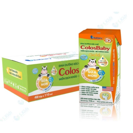 Sữa bột pha sẵn Colosbaby Gold IQ 110ml (thùng × 48hộp)