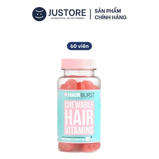 Kẹo dẻo hỗ trợ mọc tóc Hairburst Chewable Hair Vitamins 60 Viên 96g