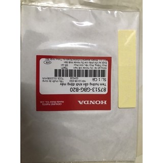 Tem dán bợ cổ super dream zin hãng honda