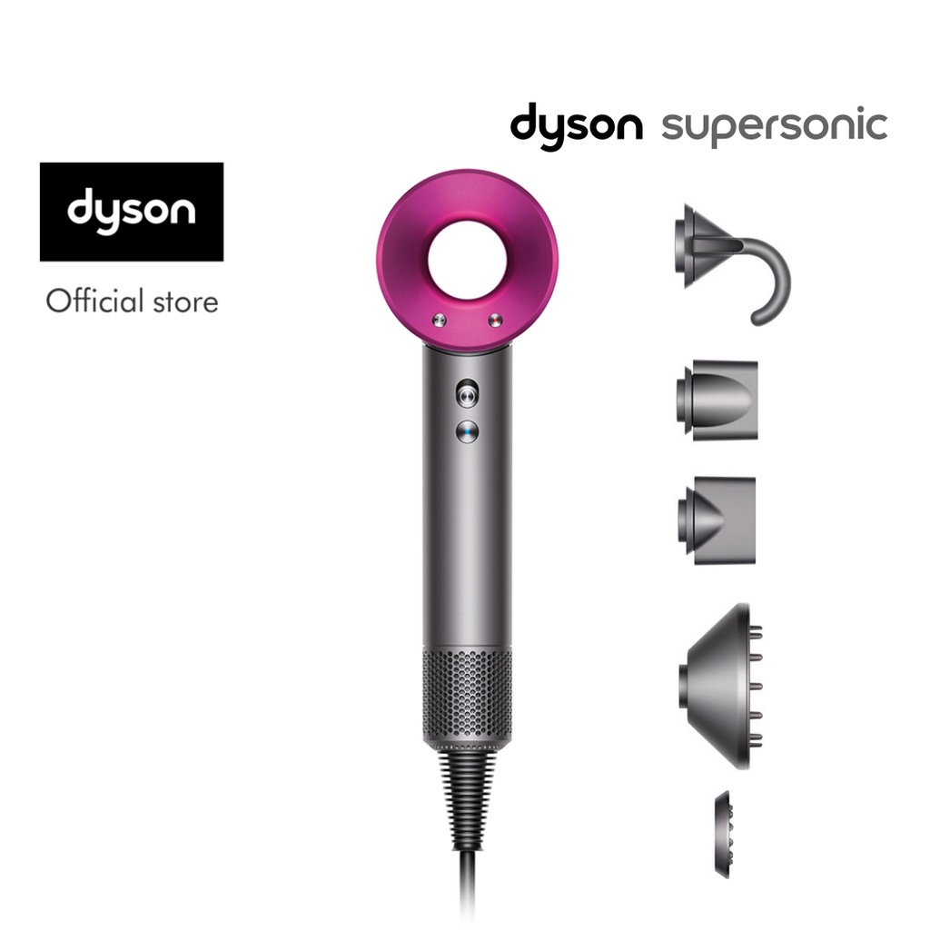 Máy sấy tóc Dyson Supersonic ™ HD08 (Xám bạc/Hồng)