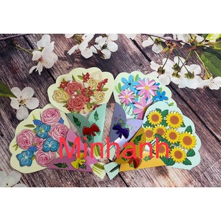 Thiệp chúc mừng ngày 8/3, 20/10, 21/11 handmade