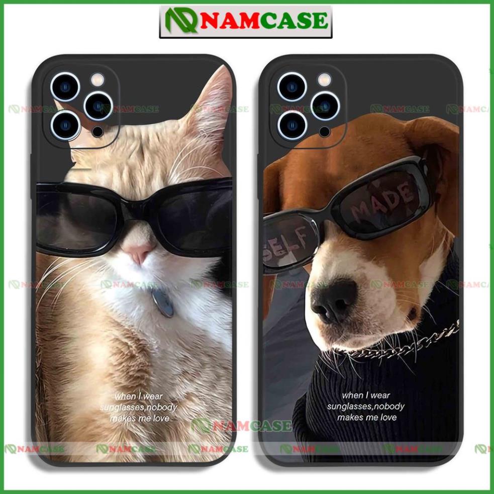 Ốp lưng iphone cặp đôi hoạt hình độc lạ chó mèo ngộ nghĩnh dễ thương đẹp cho ip 6/6s/7/8/X/XS/11/12/13/14 Pro Plus Max