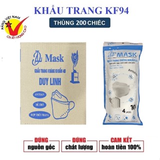 Thùng 300 Chiếc Khẩu Trang 4D KF94 Kháng Khuẩn