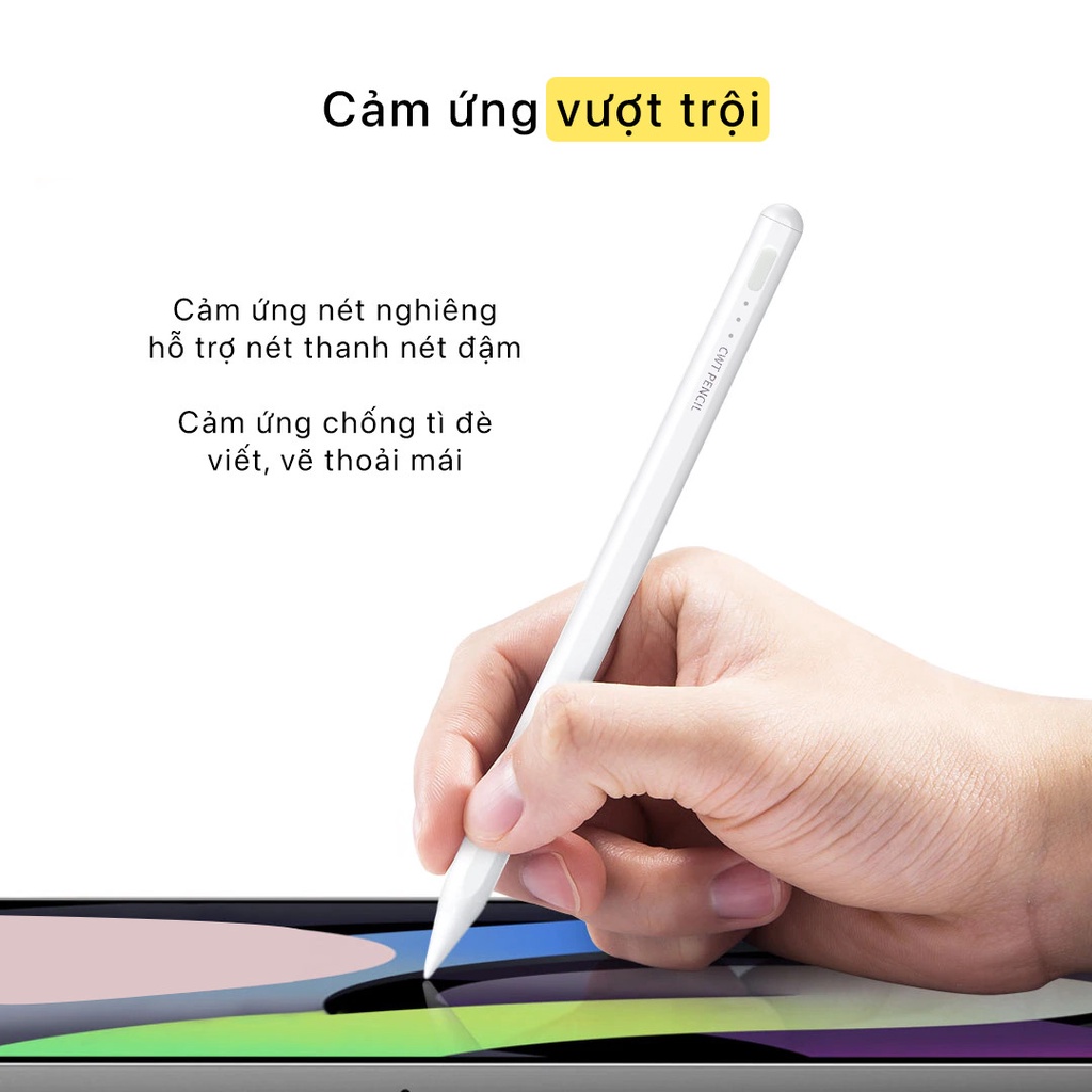 [QUÀ TẶNG DIGITAL] Bút Cảm Ứng CWT PENCIL 1.5/ 2.0 cho các dòng máy tính bảng, điện thoại IOS, Android, hỗ trợ sạc nhanh