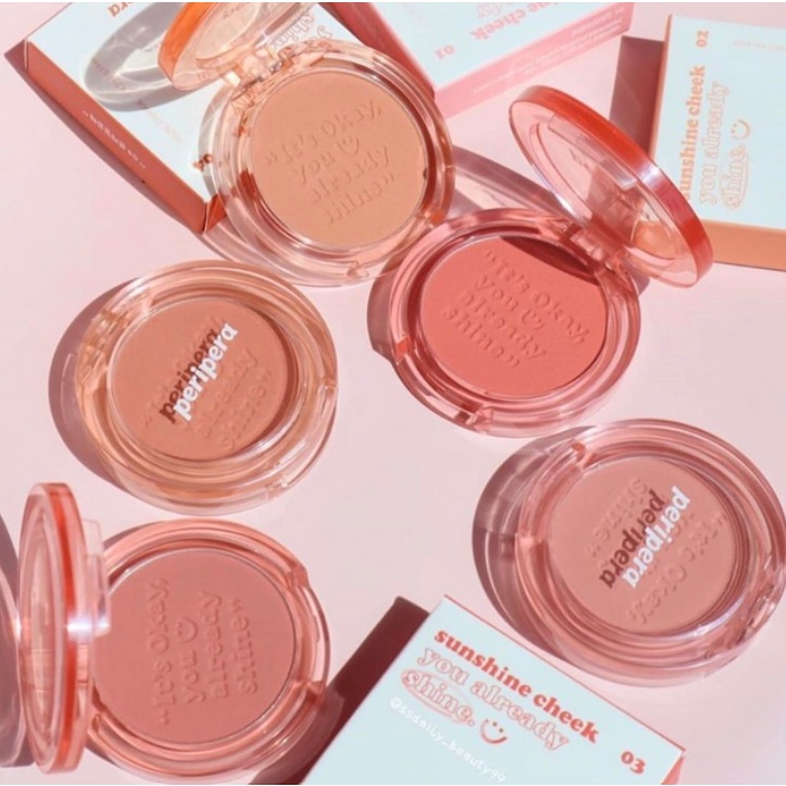 Má Hồng PERIPERA Pure Blushed Sunshine Cheek 4.2g