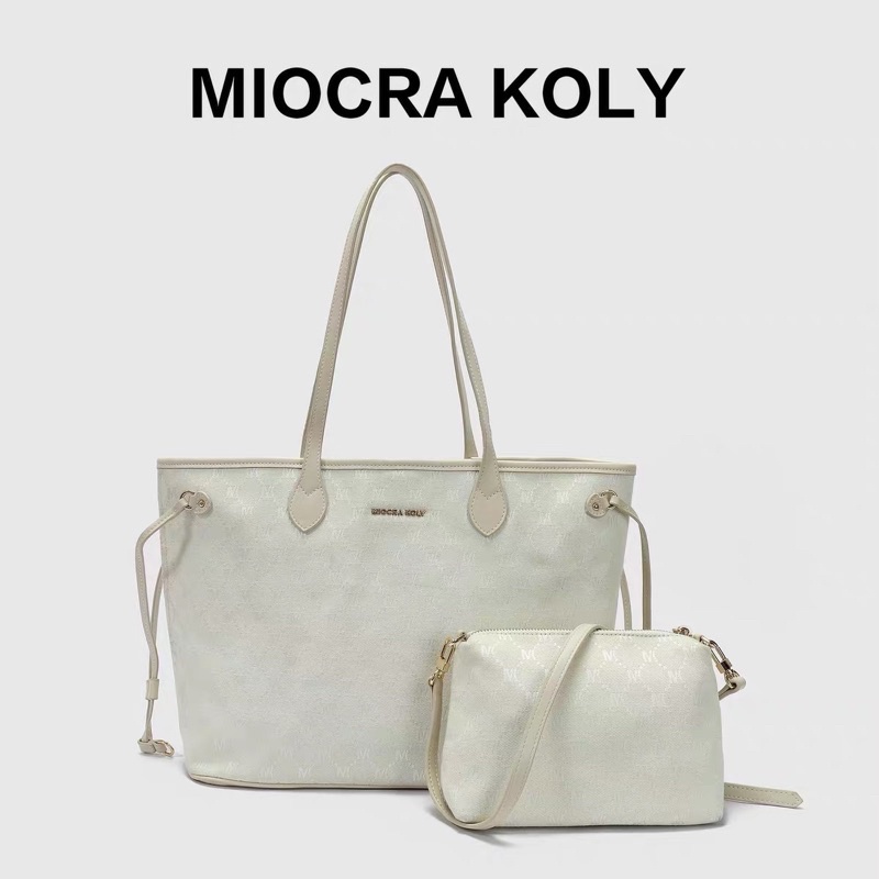 (Sẵn) Set túi tote Miocra Koly MK29131 Linhhong90