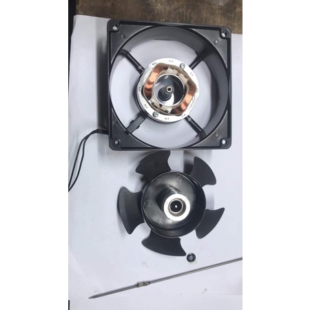 QUẠT THÔNG GIÓ 220V KHUNG NHÔM DÂY ĐỒNG KÍCH THƯỚC 12x12x3.8  HÚT MÙI TẢN NHIỆT MÁY HÀN