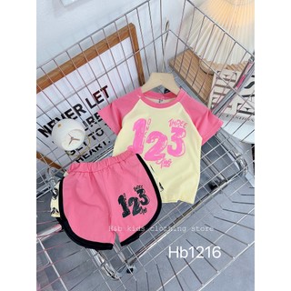Bộ cotton mùa hè cho bé trai và bé gái