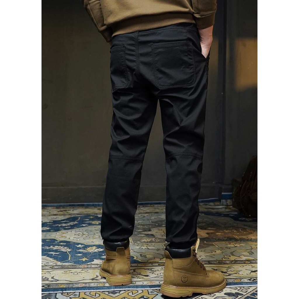 Quần Jogger Nam Nữ Kaki Cao Cấp Thiết Kế Lưng Thun Cao Cấp 3 Màu Đen Xám Vàng Bò