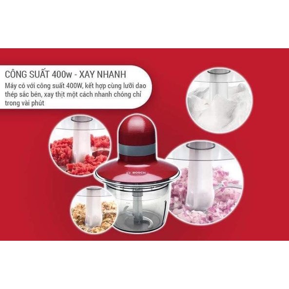 MÁY XAY THỊT BOSCH MMR08R2 400W ,BẢO HÀNH 12 THÁNG