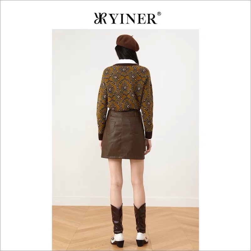 Áo len hoạ tiết Yiner