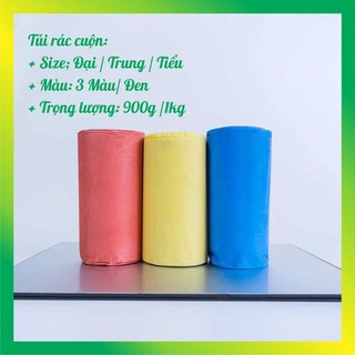 Túi rác cuộn màu ( 3 cuộn/lốc)
