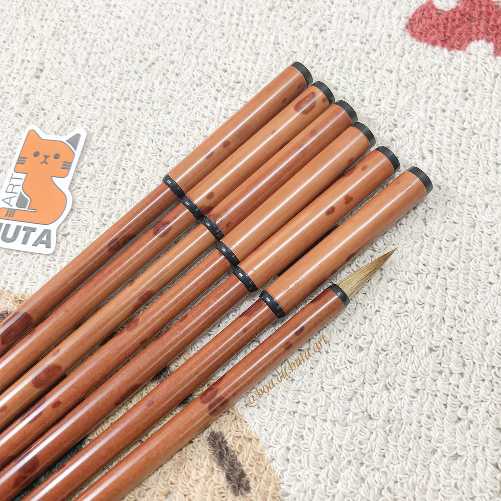 Cọ vẽ lông sói thân dài - Cọ vẽ màu nước, Cọ thư pháp