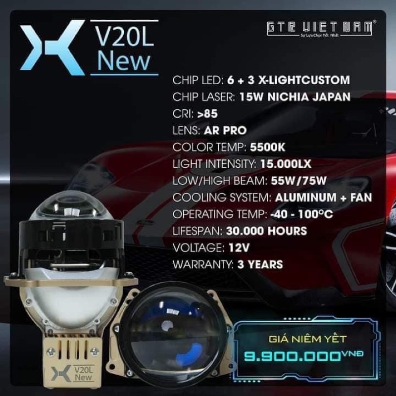 BI LASER X LIGHT V20L 65W