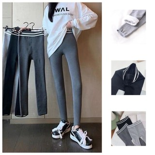 Quần legging cạp viền len tăm lót lông QC cho nữ Q086