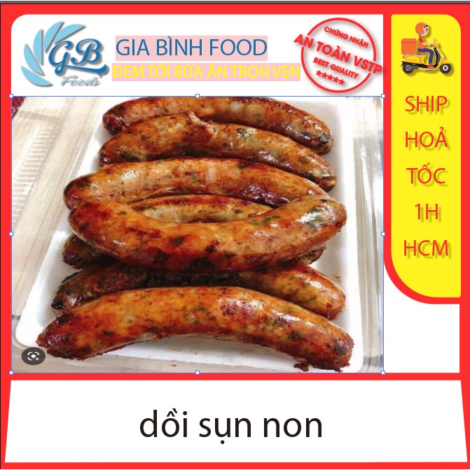 Dồi sụn món ngon dễ làm vỉ 500gr