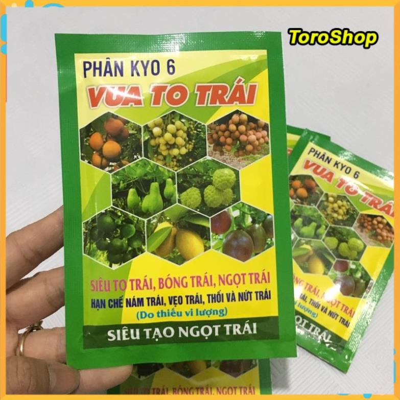 Vua to trái, to quả 30gr -Giúp lớn trái, bóng đẹp quả, hạn chế nứt quả, nám quả Toro.lol