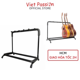 Giá để đàn guitar chân dựng đàn nhiều cây loại 7 và 9 cây đàn ghita thùng bass electric Viet Passion HCM