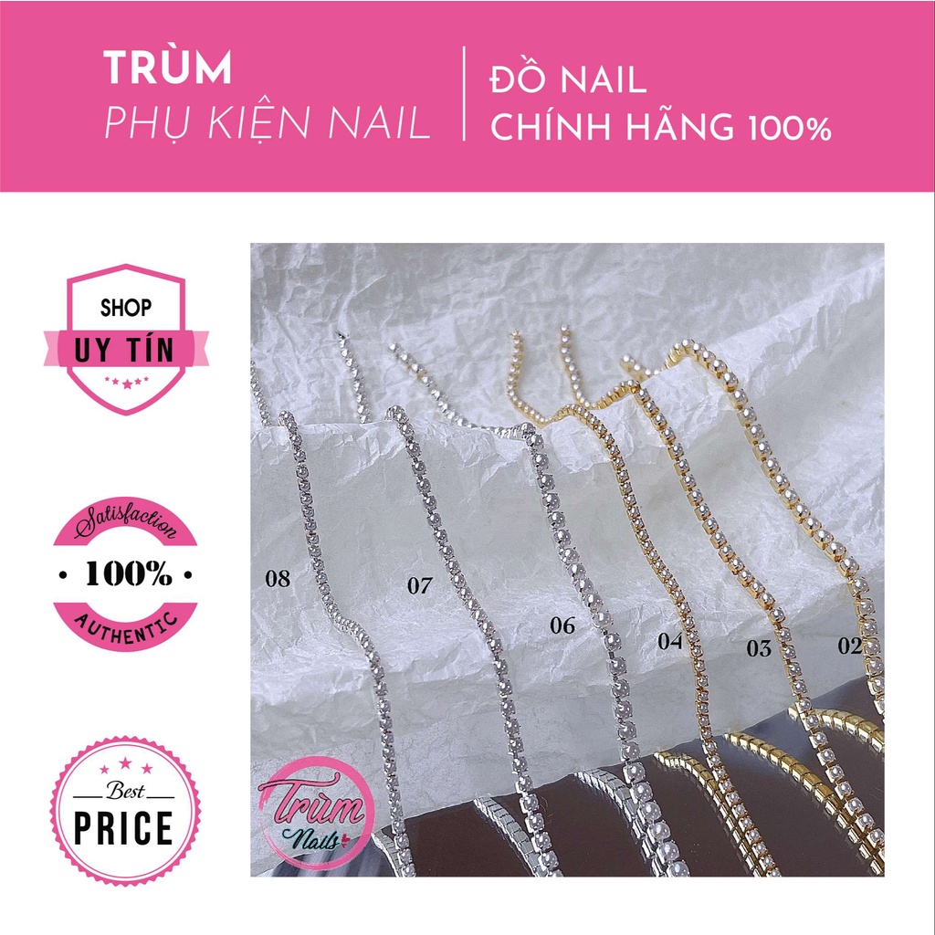 Xích trai trang trí móng siêu xinh