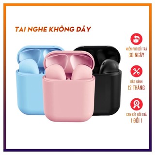 Tai Nghe Bluetooth Không Dây j12 TWS 5.0 Có Micro Nghe Gọi Cảm Ứng Chạm Chơi Game Giảm Tiếng Ồn- J12