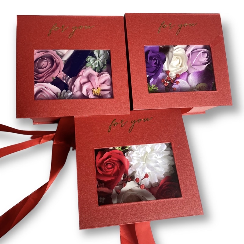 Hộp quà tặng hộp đựng son mĩ phẩm hộp cứng đen đỏ