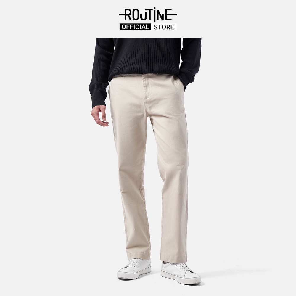 Quần Dài Kaki Nam Twill Form Straight - Routine 10F22PCA012
