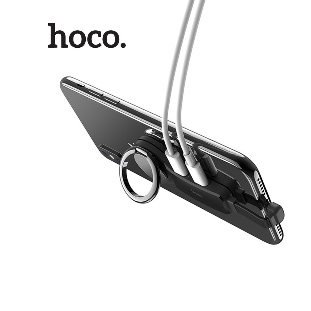 Cáp chuyển đổi Hoco LS22 từ 1i.p sang 2 i.p , chuyên dùng để chơi game kèm giá đỡ điện thoại IP10/11/12