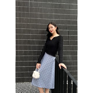 OLV - Chân váy Cobalt Checked Skirt