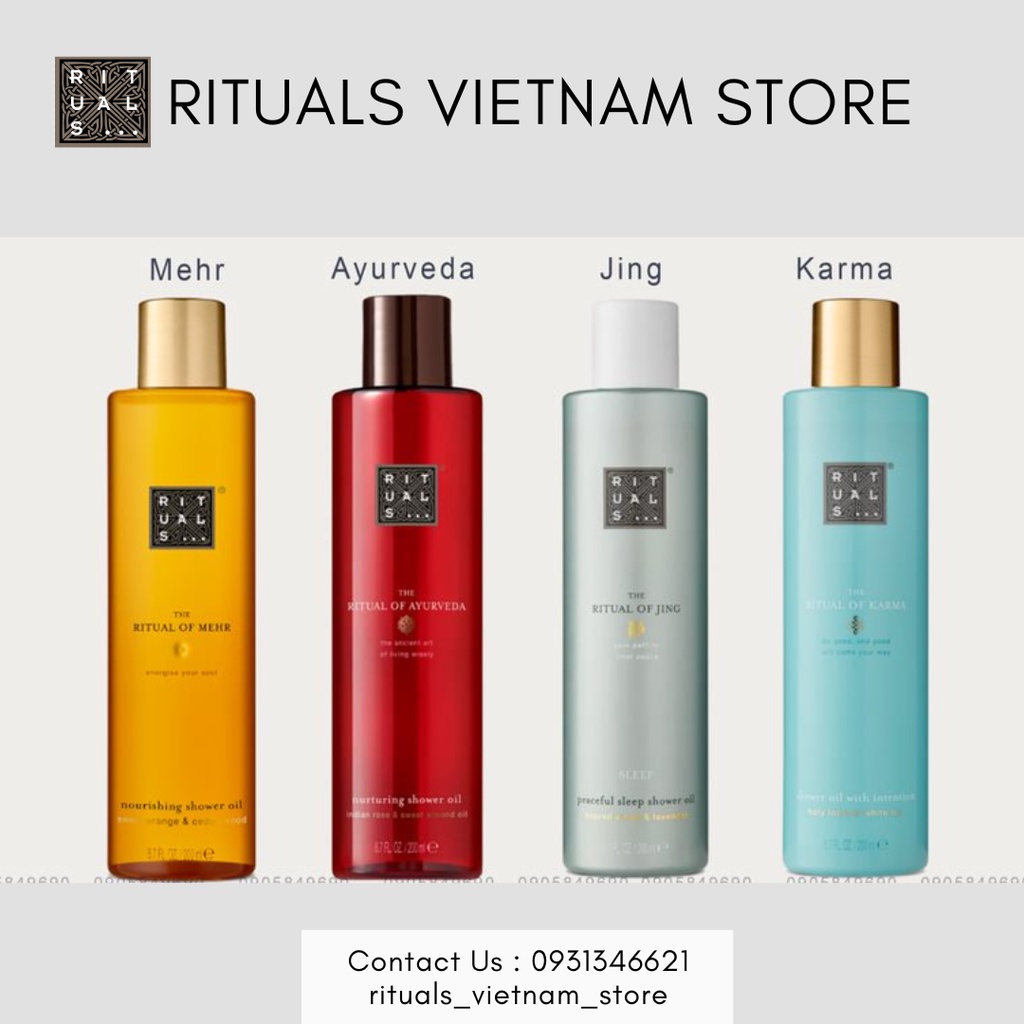 Dầu Tắm Dưỡng Da The Rituals Of Shower Oil
