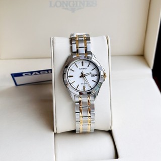 Đồng hồ nữ dây thép casio ltp 1308sg 7a