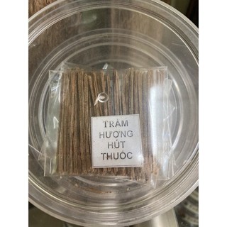 Trầm Hương Hút Thuốc Cao Cấp - Que Sánh hút điếu Trầm Hương Hội An - Tăm Trầm Sánh dùng chung với điếu hút kẹp thuốc lá
