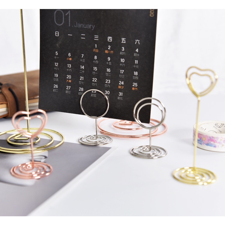 Kẹp giấy,kẹp ảnh để bàn bằng kim loại sáng tạo hình hoạt hình dễ thương