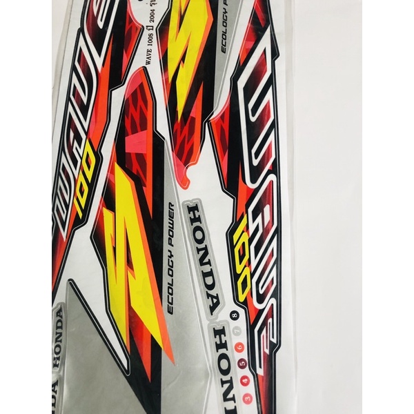 Tem Wave 2004 S Bạc Đen Thái