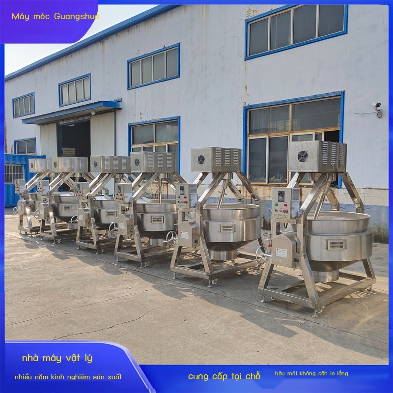 Chảo xào đậu phộng mật ong hoàn toàn tự động Chảo hành tinh hạt óc chó màu hổ phách Bộ thiết bị hoàn chỉnh cho hạt óc ch