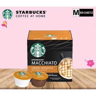 Cafe Viên Nén - Starbucks Nestcafe Dolce Gusto Caramel Macchiato Capsules Box - 12 Viên
