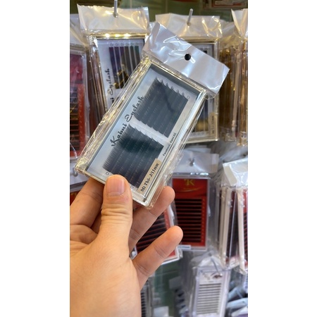 Mi thỏ cao cấp J/11mm hàng chính hãng , lông mi tự nhiên thương hiệu Kaimi