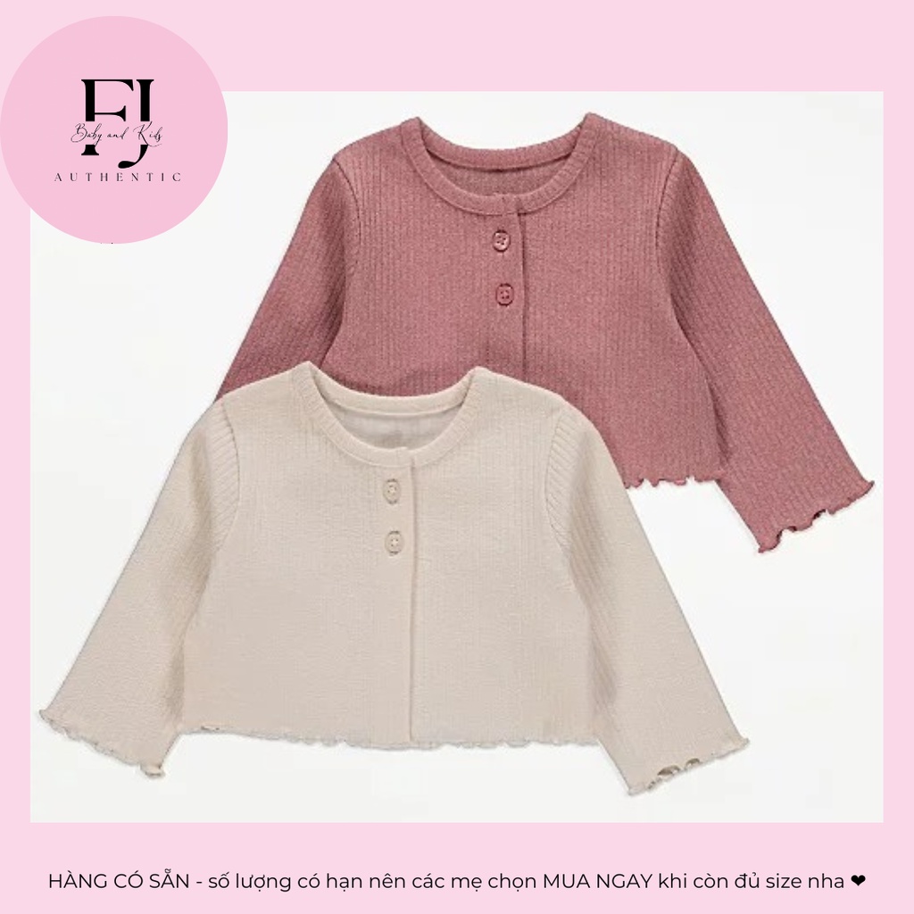 Áo trẻ em chính hãng George, áo bé gái áo cardigan hồng cardigan be, hàng hiệu cho bé