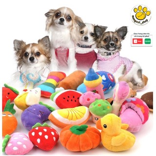 Gấu Bông Chút Chít Lông Mềm Mượt Cho Thú Cưng Chó Mèo Siêu Cute Các Loại