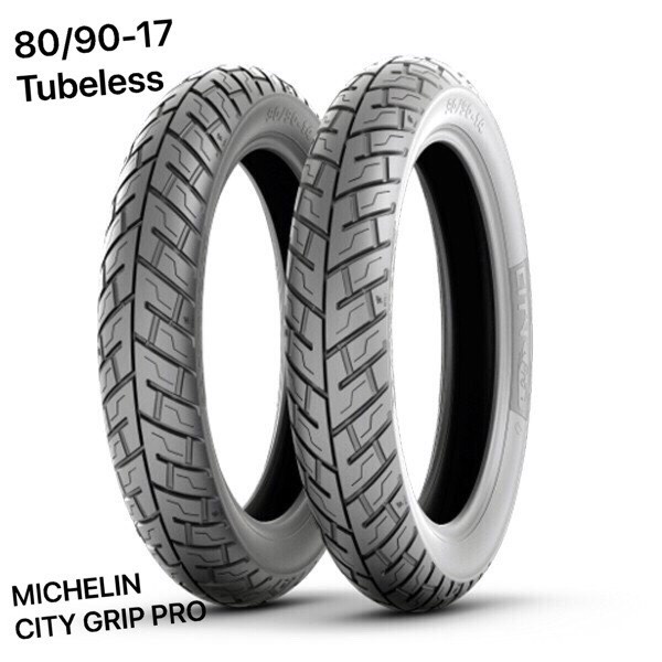 (80/90-17) Vỏ xe Michelin City Grip Pro 80/90-17 M/C TL lắp được cho xe Winner, Sonic, Raider, Exciter,...