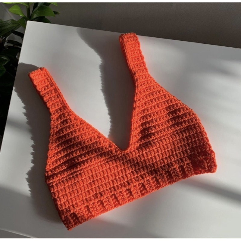 Áo bikini crochet - bikini len móc handmade đi biển, đi chụp ảnh