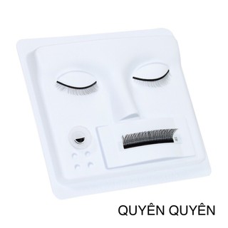 Khay tập nối mi giả đầu canh_dụng cụ nối mi _ quyên quyên