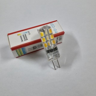 Bóng led ngón chân ghim g4 3w 220v trắng, vàng.