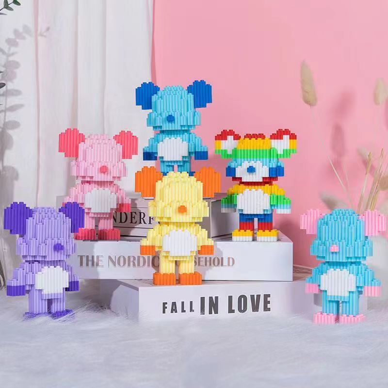 Lego bearbrick mini đáng yêu cho bé