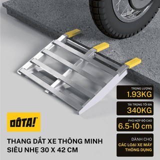 Thang Dắt Xe Máy Thông Minh Siêu Nhẹ DÔTA (cho thềm cao từ 6.5 đến 40 cm)