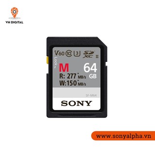 Thẻ nhớ Sony SDXC 64GB 277MB/s (150MB/s) (SF-M64/T2)